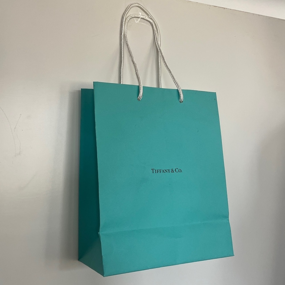 Tiffany & Co 9..5” x 7.75” Gift Bag